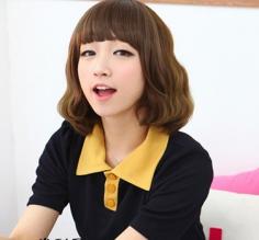 最流行的韩式齐肩蛋卷头发型设计 让你做个可爱小甜心