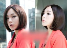 2014最新韩国短发发型 做一个优雅氧气美女