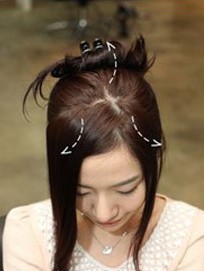 韩式可爱花苞头怎么扎 扎发图解让发型更完美