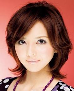 日系大眼美女的发型设计 清爽迷人