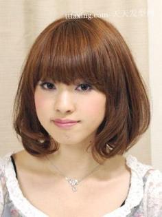 人气刘海的小脸发型进化史　2012年头发流行颜色