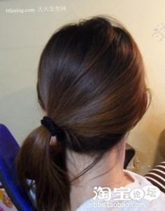 包教包会马尾辫做气质女人 日本最流行的发型